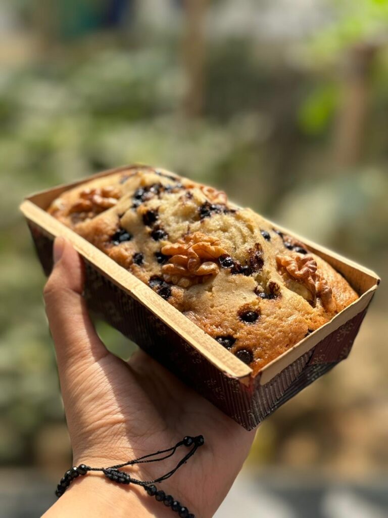 Banana walnut tea cake from the best cake shop in kurukshetra